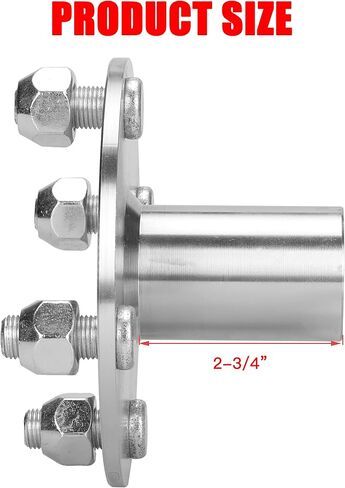 محول محور الفرامل GREHUA Sprocket Axle مقاس 4 بوصات × 4 بوصات مع محور 2-3/4 بوصة و1/4 بوصة و1 تجويف إلى 3/4 بوصة تنحي للأسفل لبريداتور 212cc 196cc 6.5Hp Dune Buggies Drift Trike عربة كارت شديدة التحمل سباق الأجزاء in Kuwait