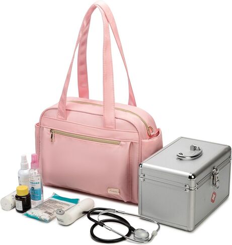 Rabjen Small Nurse Bag for Work with 13'' Laptop Compartment, Utility Laptop Tote Bag with Cup Holder in Saudi Arabia