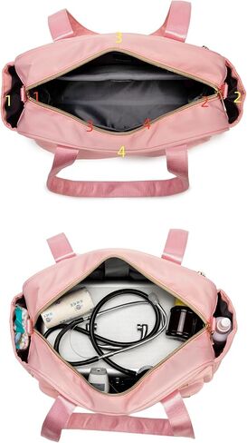 Rabjen Small Nurse Bag for Work with 13'' Laptop Compartment, Utility Laptop Tote Bag with Cup Holder in Saudi Arabia