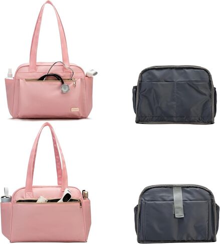 Rabjen Small Nurse Bag for Work with 13'' Laptop Compartment, Utility Laptop Tote Bag with Cup Holder in Saudi Arabia