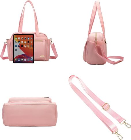 Rabjen Small Nurse Bag for Work with 13'' Laptop Compartment, Utility Laptop Tote Bag with Cup Holder in Saudi Arabia