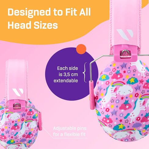 Vanderfields Kids Ear Protection, Noise Canceling Headphones Kids, Age 3-16, 26dB/27dB Noise Reduction, Ear Muffs for Kids in Saudi Arabia