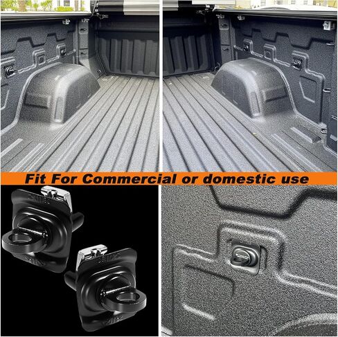4 PCS Tie Down Anchors Truck Bed Side Wall Anchor Fit for 2014-2023 Chevy Silverado/GMC Sierra Pickup and Chevy Colorado/GMC Canyon 2015-2023 Truck Bed Cargo Tie Down Anchors Accessories in Saudi Arabia