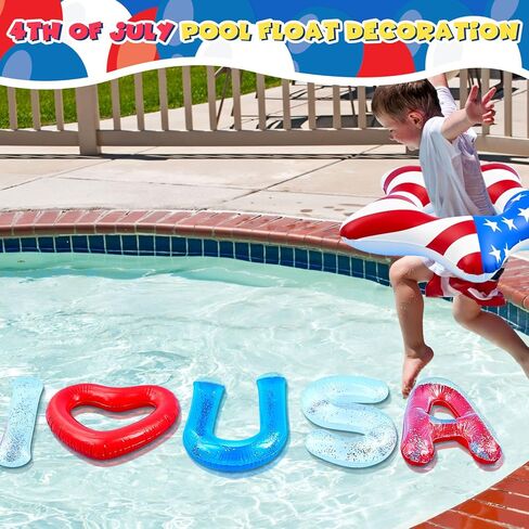 6 قطع من حوض السباحة في الرابع من يوليو، مقاس 20 بوصة قابلة للنفخ لحفلة عيد الاستقلال، مجموعة حمام السباحة في الرابع من يوليو لحفلة حمام السباحة على الشاطئ في يوم الاستقلال (الولايات المتحدة الأمريكية) in Kuwait