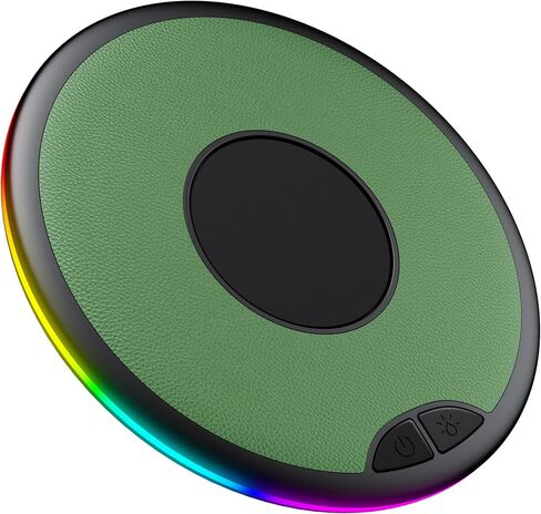 HONKID Ultra Slim Mouse Jiggler Undetectable, Computer Mouse Mover Device with Breathing Light, Automatic Clicker to Keep Mouse Moving Awake Alive (Green) in Saudi Arabia