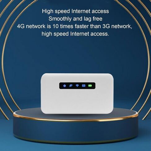 نقطة اتصال واي فاي متنقلة، جهاز نقطة اتصال واي فاي 300 ميجابت في الثانية 4G غير مقفل، مودم سفر صغير محمول داخلي وخارجي مع فتحة بطاقة SIM وشبكة LAN. in Kuwait