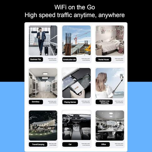 نقطة اتصال واي فاي متنقلة، جهاز نقطة اتصال واي فاي 300 ميجابت في الثانية 4G غير مقفل، مودم سفر صغير محمول داخلي وخارجي مع فتحة بطاقة SIM وشبكة LAN. in Kuwait