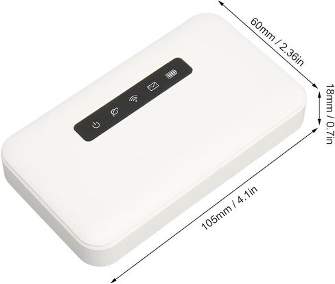نقطة اتصال واي فاي متنقلة، جهاز نقطة اتصال واي فاي 300 ميجابت في الثانية 4G غير مقفل، مودم سفر صغير محمول داخلي وخارجي مع فتحة بطاقة SIM وشبكة LAN. in Kuwait