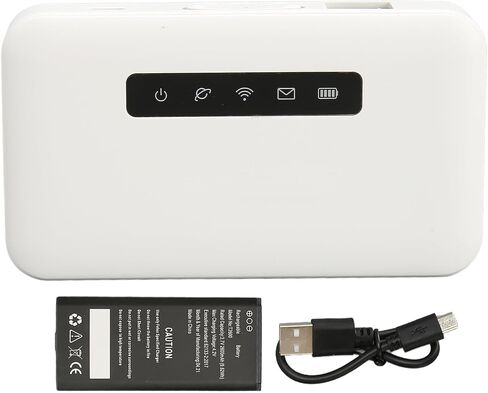 نقطة اتصال واي فاي متنقلة، جهاز نقطة اتصال واي فاي 300 ميجابت في الثانية 4G غير مقفل، مودم سفر صغير محمول داخلي وخارجي مع فتحة بطاقة SIM وشبكة LAN. in Kuwait
