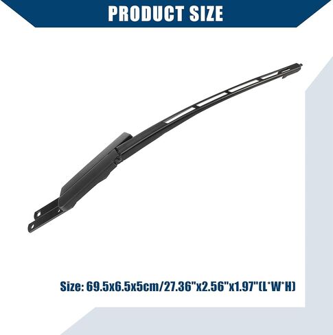 No.4L1955408B / Windshield Wiper Arm for Audi Q7 2007-2016 / Front Right Passenger Side Windscreen Wiper Arm/Durable Metal / 1Pcs Black in Saudi Arabia