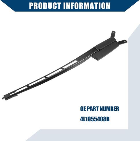 No.4L1955408B / Windshield Wiper Arm for Audi Q7 2007-2016 / Front Right Passenger Side Windscreen Wiper Arm/Durable Metal / 1Pcs Black in Saudi Arabia