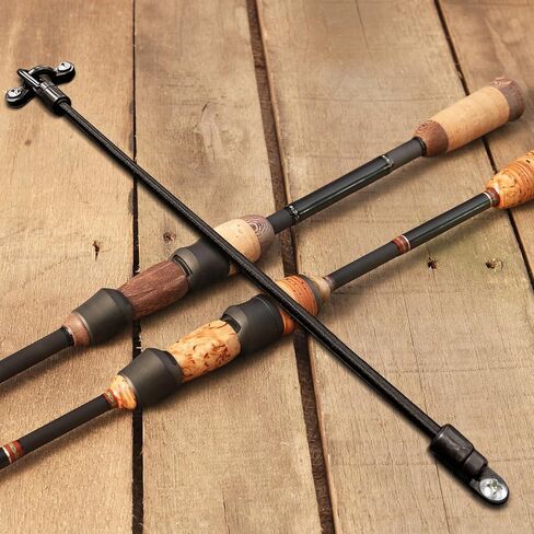 Hlogree 19.6 قدم قابل للتعديل لقضبان الصيد، حاملات حزام قضيب الصيد، حزام قضيب سطح القارب، حافظة القضيب، أشرطة حامل عمود القضيب مع حلقات سطح السفينة وعين لصيد قوارب الكاياك، حزام تامر القضيب - 1/4 بوصة in Kuwait