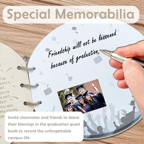 كتاب ضيوف التخرج 2024،80 صفحة، كتاب التخرج مناسب لحفلات التخرج، اجمع البركات من زملائك وأصدقائك، واحفظ ذكريات الحرم الجامعي التي لا تنسى في سجل الزوار in Kuwait