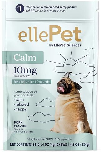 Hemp Calming Chews for Large Dog 15mg - with Proprietary Hemp Oil Blend - Helps with Calming, Stress, Cognitive Support, and Overall Wellness in Saudi Arabia