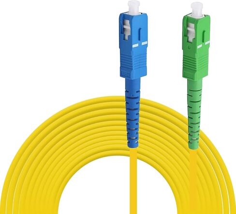 كابل ألياف، 3M SC/UPC-SC/APC Fiber Jumper Singlemode Simplex - كابل تصحيح الألياف الضوئية SC إلى SC SM - كابل إنترنت الألياف الضوئية (3M) in Kuwait