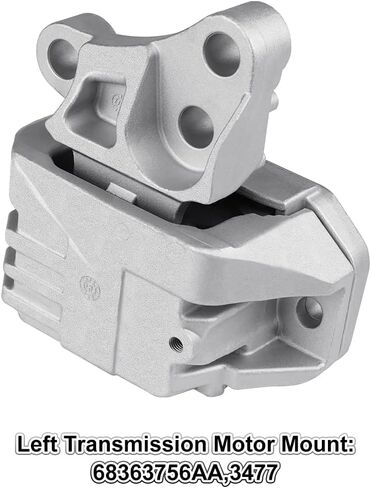 JDMON 2Pcs Left Right Engine Transmission Motor Mount Replacement for 2015-2020 Jeep Renegade Compass 2.4L, 2016-2018 Fiat 500X, Compatible with 68278029AB,68363756AA,3487,3477 in Saudi Arabia