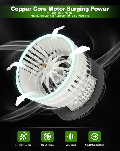 SCITOO Front HVAC Heater Blower Motor Fit for Porsche & Volkswagen Vehicles -2011-2018 Porsche Cayenne, 2011-2017 Volkswagen Touareg Heat AC Blower Motor Replacement Blower Assembly Replace OE BM4090C in Saudi Arabia