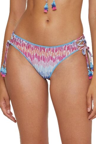 BECCA Women's Standard Joshua Tree Hipster Bikini Bottom, Cheeky Coverage, Swimwear Separates, Multicolor in Saudi Arabia