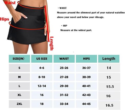 Yilisha Women High Waisted Swim Skirt Solid Swim Skirt Built-in Panty Tummy Control Tankini Bottoms with Pockets in Saudi Arabia