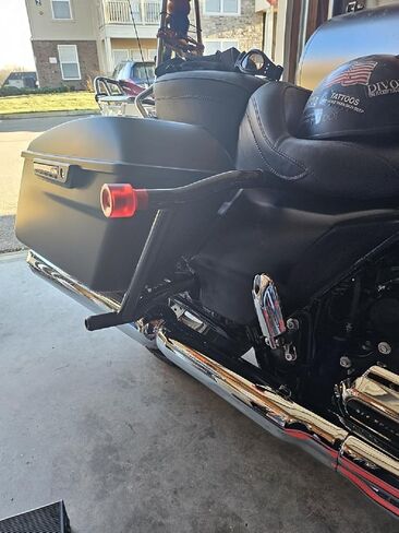Engine Guard for Harley-Davidson Touring Street Glide Road Glide Road King Electra/Ultra Models (2014-2023) (Red) in Saudi Arabia