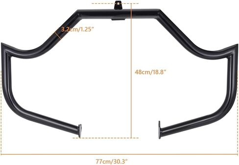 واقي محرك قضيب التصادم السريع متوافق مع موديلات Harley Touring Road Glide Road King Street Glide Electra Glide CVO وTrike 2009-2023 (أسود) in Kuwait