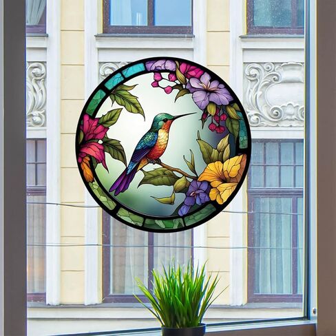 Hummingbird Window Clings Anti-Collision Window Clings Decals to Prevent Bird Strikes on Window Glass Non Adhesive Vinyl Cling Hummingbird Stickers in Saudi Arabia