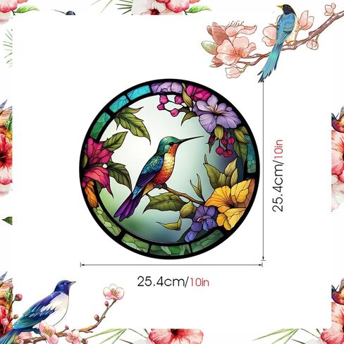 Hummingbird Window Clings Anti-Collision Window Clings Decals to Prevent Bird Strikes on Window Glass Non Adhesive Vinyl Cling Hummingbird Stickers in Saudi Arabia