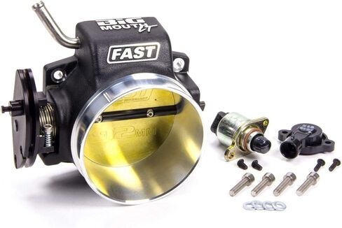 FAST 54091 Big Mouth LT Billet 92mm جسم الخانق لـ GM LS w/TPS وIAC، أسود in Kuwait