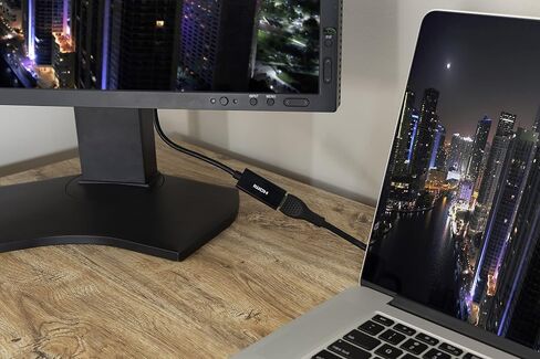محول فيليبس ديسبلاي بورت إلى HDMI، أحادي الاتجاه، يعمل مع أجهزة الكمبيوتر المحمولة والأجهزة اللوحية، فل اتش دي 1080 بكسل، 4 كيه الترا اتش دي، متوافق مع ماك والكمبيوتر الشخصي، تصميم مضغوط، محمول، أسود، SWV9200G/27 in Kuwait