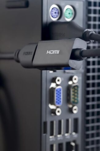 محول فيليبس ديسبلاي بورت إلى HDMI، أحادي الاتجاه، يعمل مع أجهزة الكمبيوتر المحمولة والأجهزة اللوحية، فل اتش دي 1080 بكسل، 4 كيه الترا اتش دي، متوافق مع ماك والكمبيوتر الشخصي، تصميم مضغوط، محمول، أسود، SWV9200G/27 in Kuwait