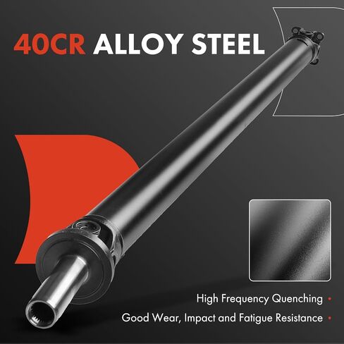 A-Premium Rear Complete Drive Shaft Prop Shaft Driveshaft Compatible with Ford F-150 Crew Cab Pickup 2004-2008 V8 4.6L, 4WD Auto Trans., with 138.4/138.5/138.7" WB, 66.0" Bed, Replace# 5L3Z4602JA in Saudi Arabia