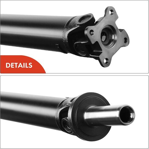 A-Premium Rear Complete Drive Shaft Prop Shaft Driveshaft Compatible with Ford F-150 Crew Cab Pickup 2004-2008 V8 4.6L, 4WD Auto Trans., with 138.4/138.5/138.7" WB, 66.0" Bed, Replace# 5L3Z4602JA in Saudi Arabia
