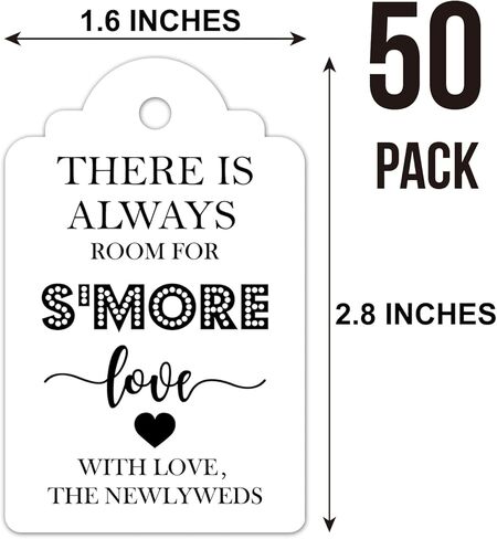 شكرًا لك على الاحتفال معنا ببطاقات الهدايا، هناك دائمًا مساحة لبطاقات الحب S'More، وبطاقات الحب S'More لحفلات الزفاف، وحفلات الزفاف، وبطاقات الهدايا المفضلة لحفلات الزفاف مع شريط ذهبي بطول 65 قدمًا، 50 عبوة in Kuwait