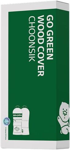 غطاء رأس خشبي أخضر من KAKAO FRIENDS GOLF Go، غطاء نادي الجولف، غطاء من النايلون مع جيب in Kuwait