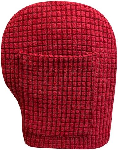 Sofa Armrest Covers Pack of 4 Sofa Arm Slipcovers with a Pocket Elastic Sofa Armrest Protector Removable Couch Arm Covers Anti-Slip Armrest Covers Christmas Decoration (Wine Red) in Saudi Arabia