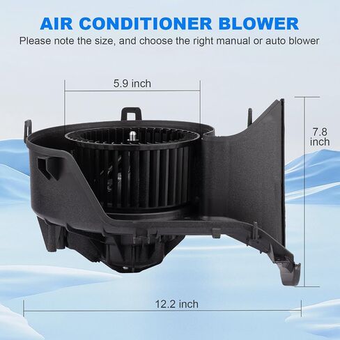 مجموعة محرك منفاخ ATC HVAC متوافقة مع Saab 9-3 Sedan 03 منفاخ بديل لـ Saab 9-3 2004-2011 سخان منفاخ مكيف الهواء 13221349 9228317 13250115 615-58615 in Saudi Arabia