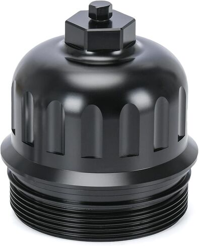 Aluminum 68065612AA Fuel Filter Canister Housing Cover Cap Relacement For 10-on Dodge Ram 2500 3500 4500 5500 6.7L Cummins Truck Diesel Engine (Silver) in Saudi Arabia