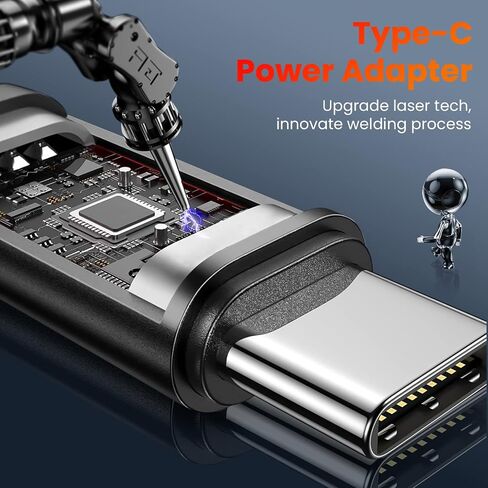 PD 100W 90W USB-C Charger for Laptops - Compatible with HP, ASUS, Samsung, MacBook Pro, Air, iPad Pro, Acer, LG, Razer, Dell, Lenovo Laptop in Saudi Arabia