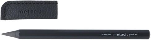 أقلام رصاص معدنية أنيقة من SUN-STAR للجيب ميتاسيل للرسم الفني، والرسم، وعدم الشحذ، لون الرصاص: أسود 2H، أسود، S5019800 in Kuwait