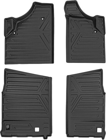 KEMIMOTO Floor Mats 4pcs, Compatible with Can-Am Defender MAX, Custom Fit | TPE Material | No Slip in Saudi Arabia