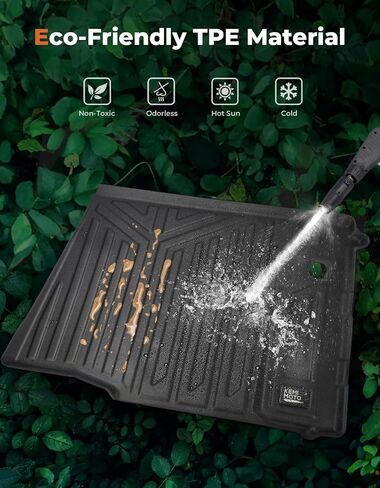 KEMIMOTO Floor Mats 4pcs, Compatible with Can-Am Defender MAX, Custom Fit | TPE Material | No Slip in Saudi Arabia