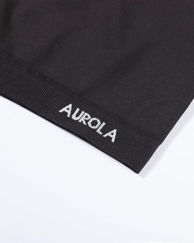 AUROLA Essentials Seamless Short Sleeve Crop Top for Women Workout Active Comfort Athletic Shirts Tee in Kuwait