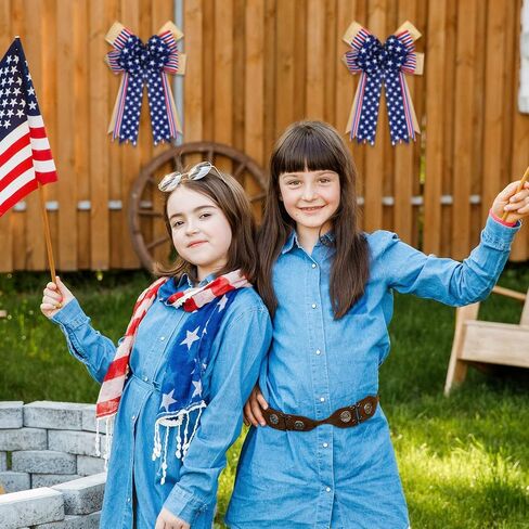 4 قطع من الأقواس الوطنية لإكليل الزهور، قوس مخطط بنجوم حمراء وبيضاء وزرقاء في الرابع من يوليو، إكليل العلم الأمريكي، يوم المحاربين القدامى، يوم العمل الكبير، قوس الهالوين لإمدادات ديكور السياج الجداري (نمط عتيق) in Kuwait