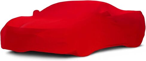 Car Cover Indoor Compatible with Corvette C8 Stingray, Z06, Z51 Corvettes 2020 2021 2022 2023 2024, Stretch Satin DustProof Protection Ultimate Custom Full Car Cover for Underground Garage Car Show in Saudi Arabia