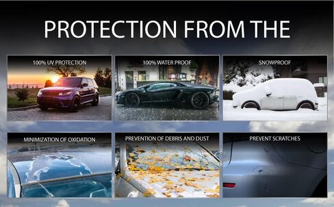 Luxury Premium Outdoor Car Cover for Mercedes GLE Models (All Years) - Weatherproof, UV-Resistant, Heavy-Duty Protection for GLE SUV (GLE-Out) in Saudi Arabia