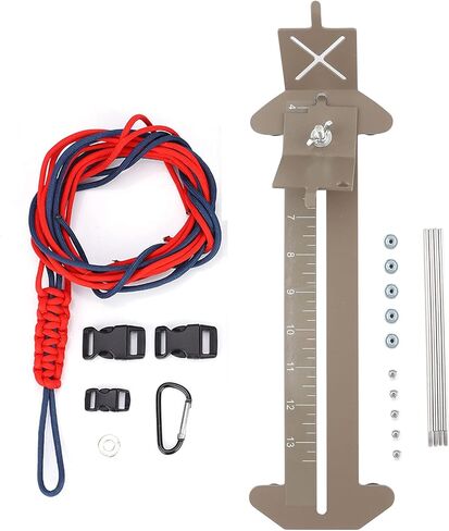 مجموعة أدوات رقص باراكورد من VGEBY، أداة صنع يدوية لسوار باراكورد من الفولاذ المقاوم للصدأ مع حبل مضفر، وإبزيم تثبيت، ومشابك سوار باراكورد وإبزيم باراكورد in Kuwait