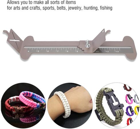 مجموعة أدوات رقص باراكورد من VGEBY، أداة صنع يدوية لسوار باراكورد من الفولاذ المقاوم للصدأ مع حبل مضفر، وإبزيم تثبيت، ومشابك سوار باراكورد وإبزيم باراكورد in Kuwait