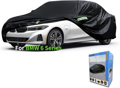 مناسب خصيصًا لغطاء سيارة BMW، السيارات مقاوم للماء في جميع الأحوال الجوية، غطاء السيارة في جميع الأحوال الجوية، مقاوم للثلج، حماية من الأشعة فوق البنفسجية، مقاوم للرياح في الهواء الطلق، غطاء سيارة كامل (لسيارات BMW X5) in Kuwait