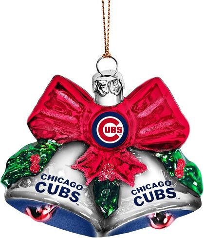 MLB Glitter Bells Ornament in Saudi Arabia