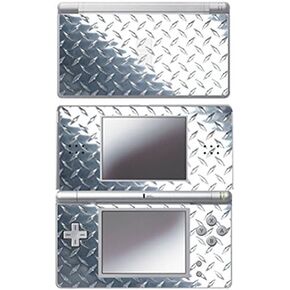 Mightyskins Protective Vinyl Skin Decal Cover Sticker Compatible with Nintendo DS Lite - Diamond Plate